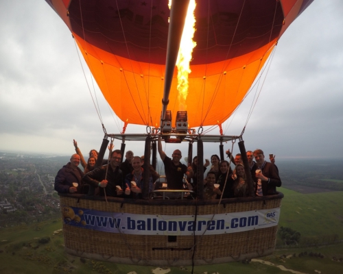 Bedrijfsuitje in een Luchtballon vanaf Arnhem